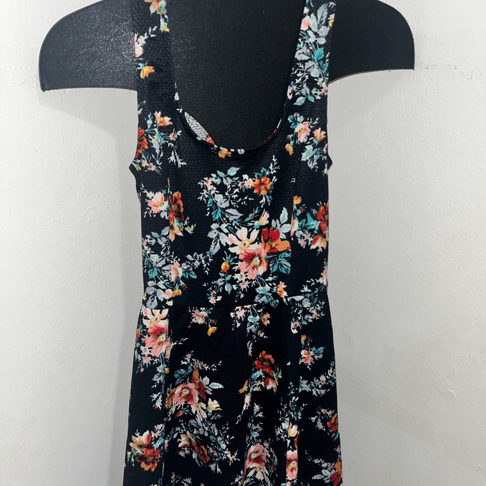 Jessica Simpson Black Floral Dress